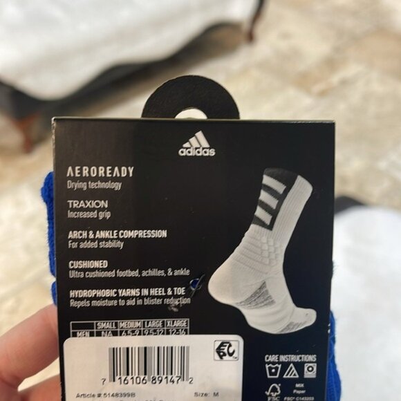 Unisex Adidas Creator 365 Basketball Crew Socks - Picture 7 of 10